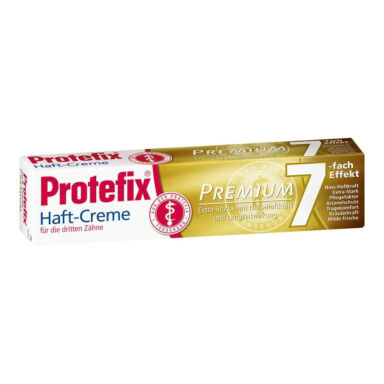 PROTEFIX Haft-Creme PREMIUM-7X 47g -  klej do protez z 7-krotnym efektem działania i naturalnymi składnikami