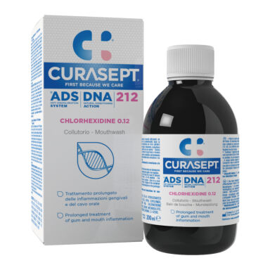 CURASEPT ADS DNA 212 200ml - płyn do płukania jamy ustnej z chlorheksydyną 0,12%