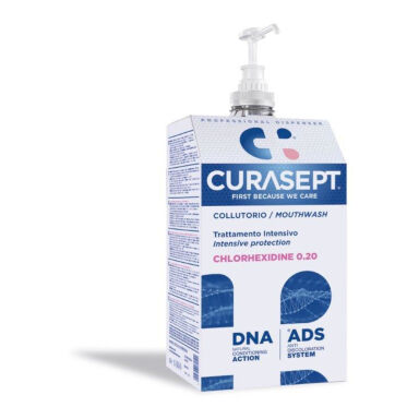 CURASEPT ADS DNA 5020 5000ml (5L) - płyn do płukania jamy ustnej z chlorheksydyną 0.20% (DLA GABINETÓW)