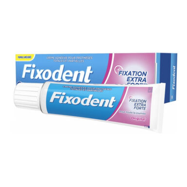 FIXODENT FIXATION Extra Forte Original 47g - krem do mocowania protez całkowitych i częściowych