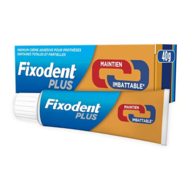 FIXODENT PLUS Maintien Imbattable 40g - krem do mocowania protez całkowitych i częściowych z precyzyjnym aplikatorem