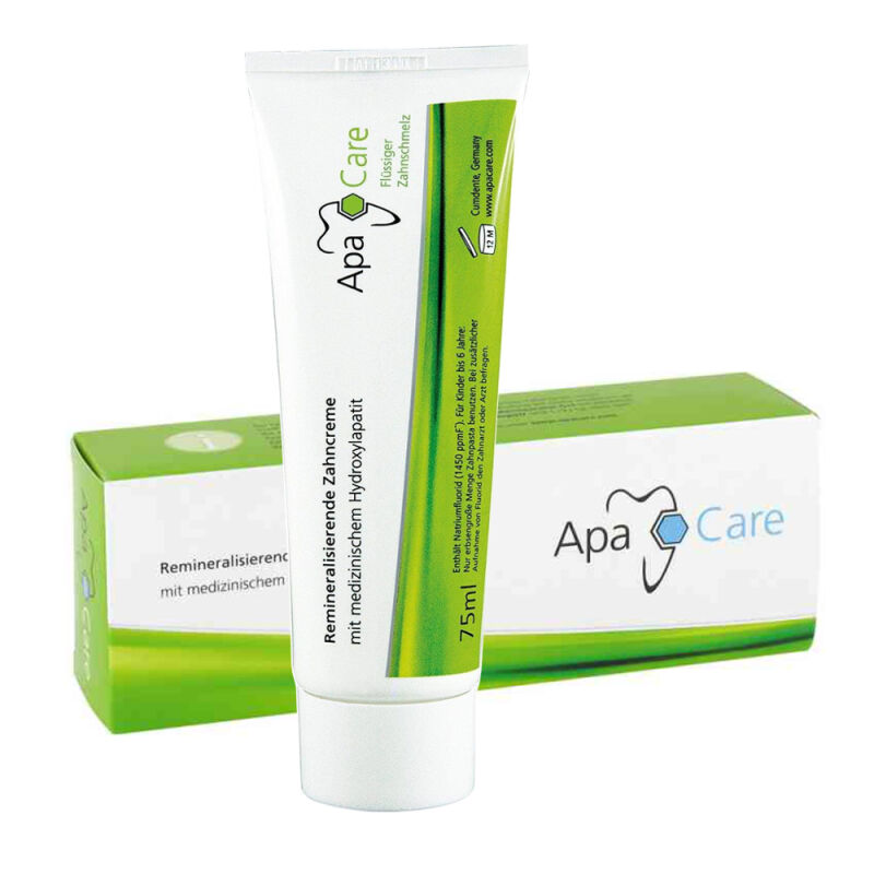 ApaCare Toothpaste with microparticles of medical hydroxyapatite 75ml
